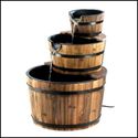 CASCADING APPLE BARRELS WATER FOUNTAIN**NIB