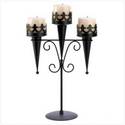 MEDIEVAL TRIPLE TIER CANDELABRA CANDLE STAND**NIB