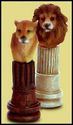 Gorgeous**AFRICAN SAFARI CARVED ANIMALS CHESS SET*