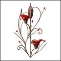 SENSUOUS RUBY BLOSSOM TEALIGHT WALL SCONCE**NIB