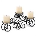 TUSCAN 3 PILLAR CANDLEHOLDER CENTERPIECE**NIB