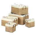 Set of 5**NESTED 5 PC STORAGE BASKET SET**NIB