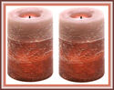 Set of Two (2)**RUSTIC WOOD SPICE SCENTED FLAMELES