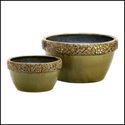 Set of 2**EVERLASTING IVY STONEWARE PLANTERS**NIB
