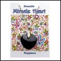 GENUINE HERMATITE "HAPPINESS" CHARM NECKLACE**NIB