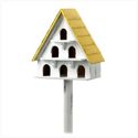 CAPE COD BIRD CONDO BIRDHOUSE ON POST**NIB