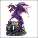 Sale! Gorgeous**AMETHYST DRAGON FIGURINE SCULPTURE