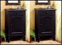 Set of 2**ANTIQUED WEATHERED  NIGHTSTAND SIDE CABI