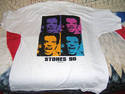 RARE ROLLING STONES 1990 EUROPE CONCERT SHIRT NEVE