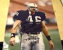 Todd Christensen RAIDERS SIGN 8X10 GAI PSA DNA JSA