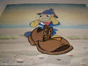 1950's JIMINY CRICKET DISNEY GOLD ART CORNER PROD 