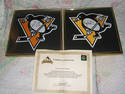 TROTTIER LEMIEUX  JERSEY PATCH GAI PSA DNA JSA PEN