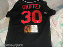 KEN GRIFFEY JR SIGNED REDS JERSEY GAI JSA PSA DNA 