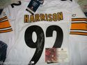 JAMES HARRISON STEELERS SB JERSEY PSA DNA GAI UDA 