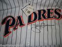 TONY GWYNN PADRES RUSSELL JERSEY JSA UDA GAI PSA D