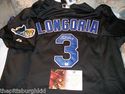 EVAN LONGORIA DEVIL RAYS JERSEY GAI  JSA UDA PSA D