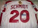 MIKE SCHMIDT M&N COOPERSTOWN JERSEY GAI PSA DNA JS