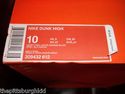 NEW IN BOX NIKE 2007 DUNK  HI LEATHER SHOE SIZE 10