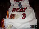 DWAYNE WADE JERSEY ADIDAS SWINGMAN JSA GAI UDA PSA