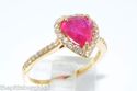 $6500 2.38CT LAPIS GEM CERTIFIED RUBY & DIAMOND RI