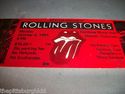 RARE  ROLLING STONES OCT 5TH 1981 TOUR UNUSED TICK