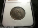 1852 BRAIDED HAIR LARGE CENT ~ NGC MS62BN (BROWN)