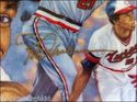 RARE ROD CAREW MINNESOTA TWINS SIGNED GARTLAN PLAT