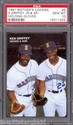 1991 MOTHERS COOKIES #3 GRIFFEY JR & SR  PSA 10 GE