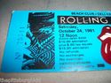 RARE  ROLLING STONES OCT 24TH 1981 TOUR UNUSED TIC