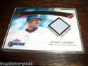 2001 FLEER UNIFORMITY FEEL THE GAME BARRY BONDS UN