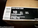 NEW IN BOX NIKE  DUNK  HI  SHOE SIZE 10