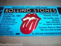 RARE  ROLLING STONES OCT 24TH 1981 TOUR UNUSED TIC