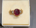 BEAUTUFUL CERTIFIED  3 CARAT RUBY & DIAMOND RING! 