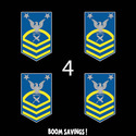 USCG Rank Master Chief Petty Ofiicer E9 Food Servi