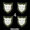 Great Britain UK Shropshire Yeomanry SSI 3" (4)Fou