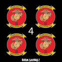 Marines USMC 2nd Marine Expeditionary Force SSI 3"