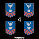 USCG Rank Petty Officer First Class E6 Fire Contro