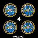 USCG Intelligence 3" (4)Four Decal Sticker Lot