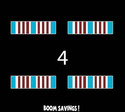 USCG Medal for Heroism Ribbon 3" (4)Four Decal Sti