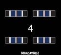 USCG Medal for Humane Action Medal Ribbon 3" (4)Fo