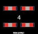 USCG Meritorious Team Commendation 3" (4)Four Deca
