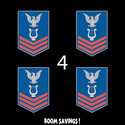USCG Rank Petty Officer First Class E6 Musician (M