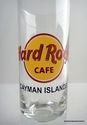 Hard Rock Cafe Cayman Islands Red Circle Logo Glas