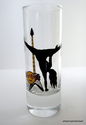 Pole Dancer 2007 Shot Glass Hard Rock Cafe Las Veg