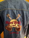 Amsterdan Hard Rock Cafe Vintage Denim Jean Jacket