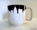 New York 2010 Starbucks Relief Mug I New Bone Chin