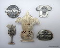 Millennium 2000 Jewel Set Of 5 Pins Hard Rock Cafe