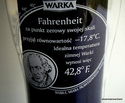 Daniel Fahrenheit Edition Warka Brewery Pilsner Be