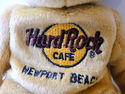 Hard Rock Cafe Newport Beach Brown Isaac Bear w/Ta