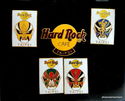 Taipei Taiwan Hard Rock Cafe Chinese Mask Pins Set